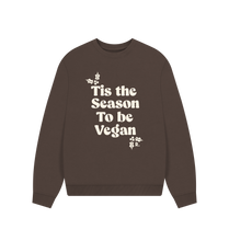 Load image into Gallery viewer, Chocolate Printed Sweater Front