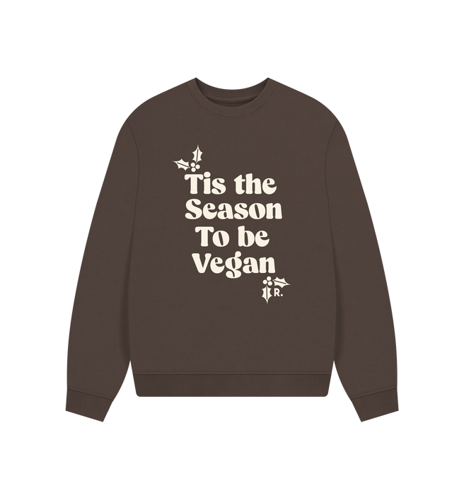 Chocolate Printed Sweater Front