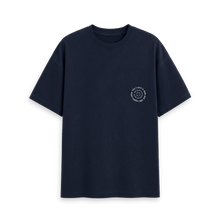 Load image into Gallery viewer, Navy Printed T-shirt Front
