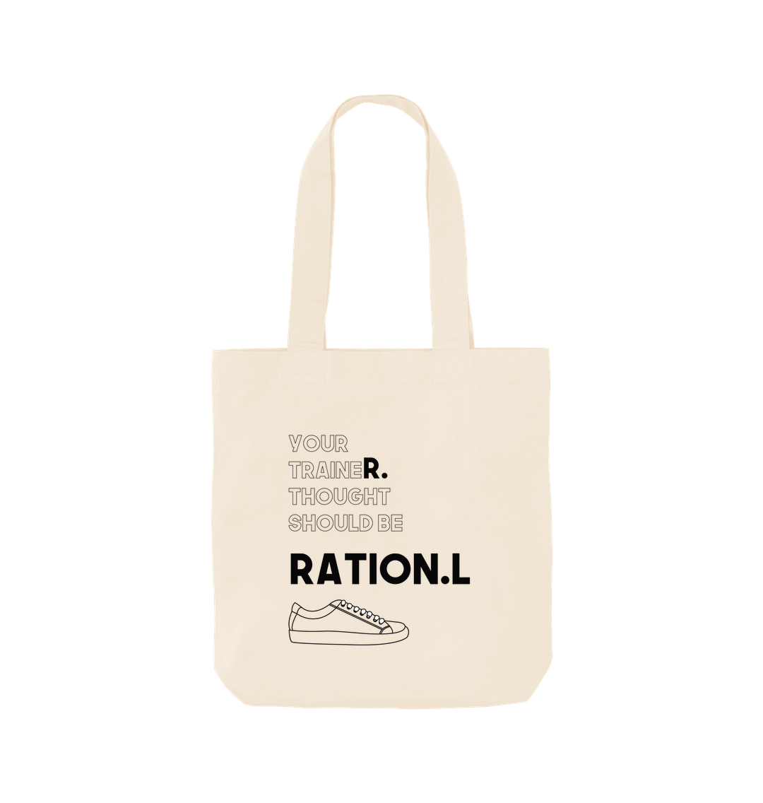 R-THOUGHT TOTE BAG - NATURAL