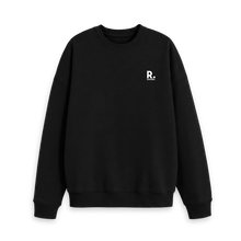 Load image into Gallery viewer, Black Printed Sweater Front