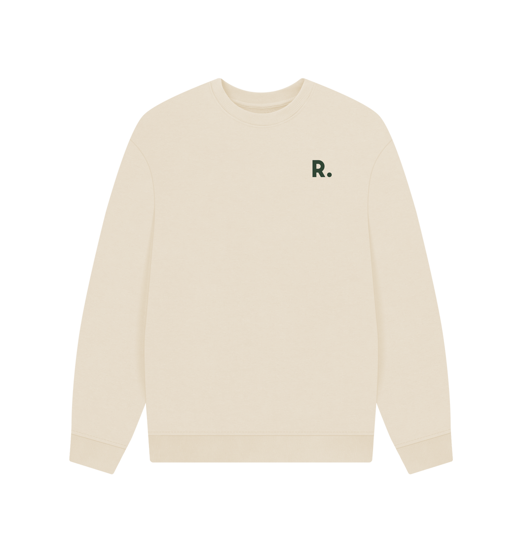 Oat Printed Sweater Front