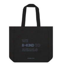 Load image into Gallery viewer, Black RKind Tote bag