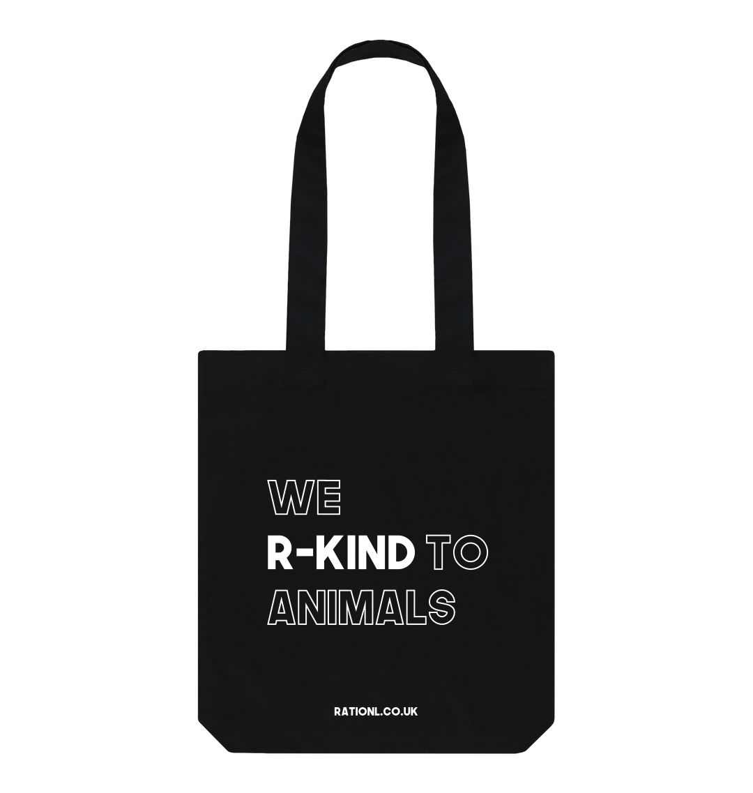 R-KIND TOTE BAG - BLACK