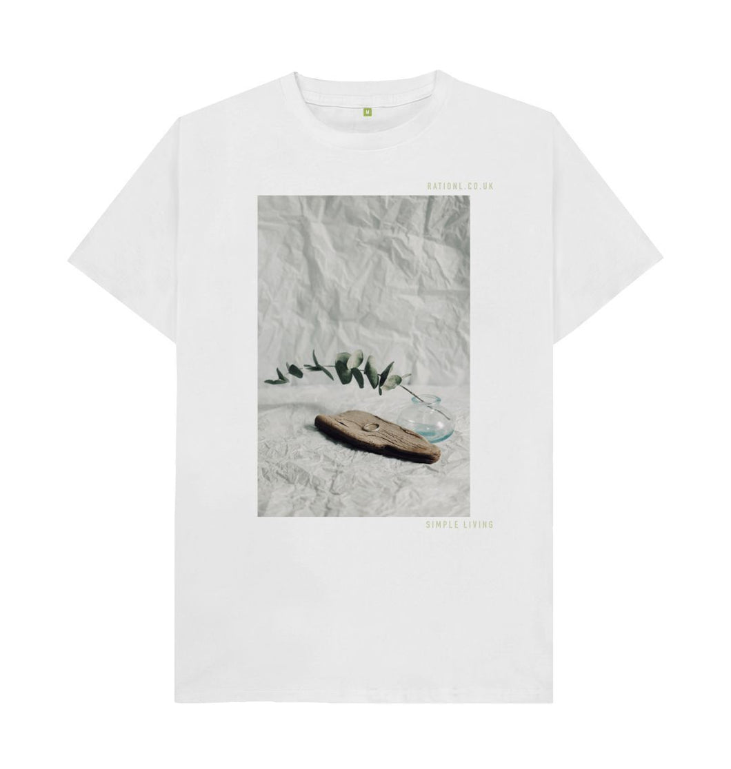 White R Life Organic T-Shirt - White