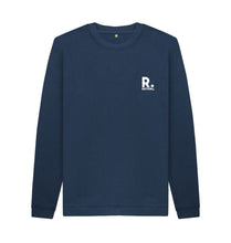 Load image into Gallery viewer, Navy Blue Ration.L organic sweatshirt