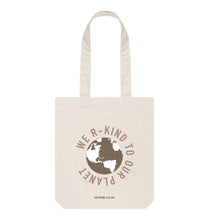 Load image into Gallery viewer, Natural We R Kind Organic Tote Bag - Natural