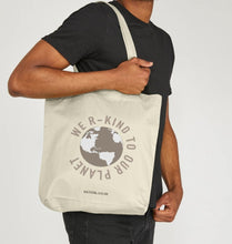 Load image into Gallery viewer, We R Kind Organic Tote Bag - Natural
