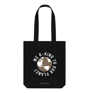Black We R Kind Organic Tote Bag - Black
