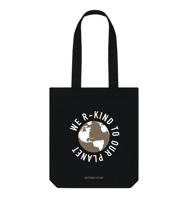 Black We R Kind Organic Tote Bag - Black