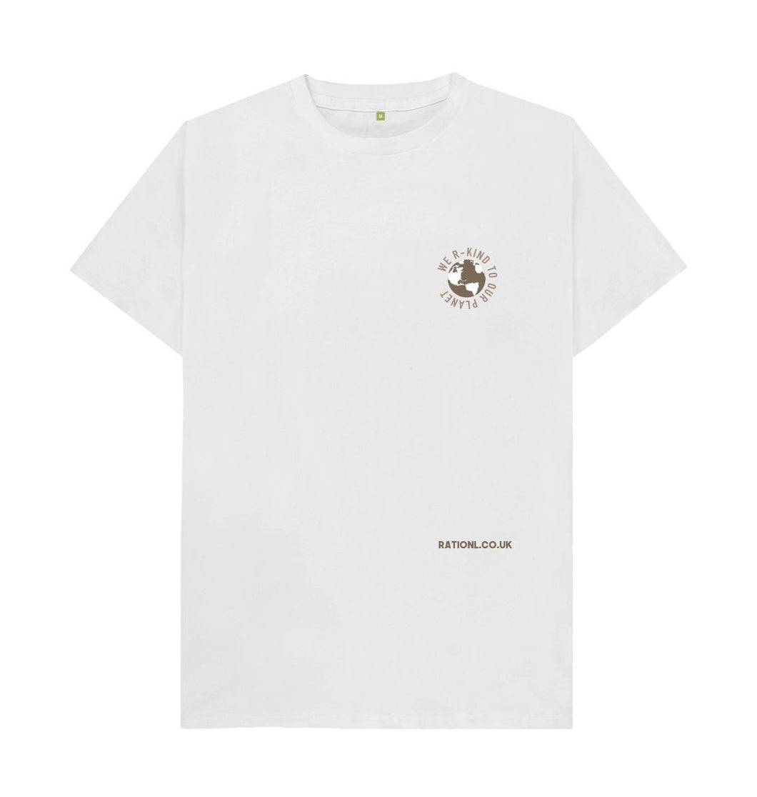 White R Kind T-shirt - White