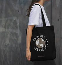 Load image into Gallery viewer, We R Kind Organic Tote Bag - Black